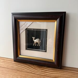 Sterling Collection Framed Small Sterling 92.5% Camel Souvenir Wall Art